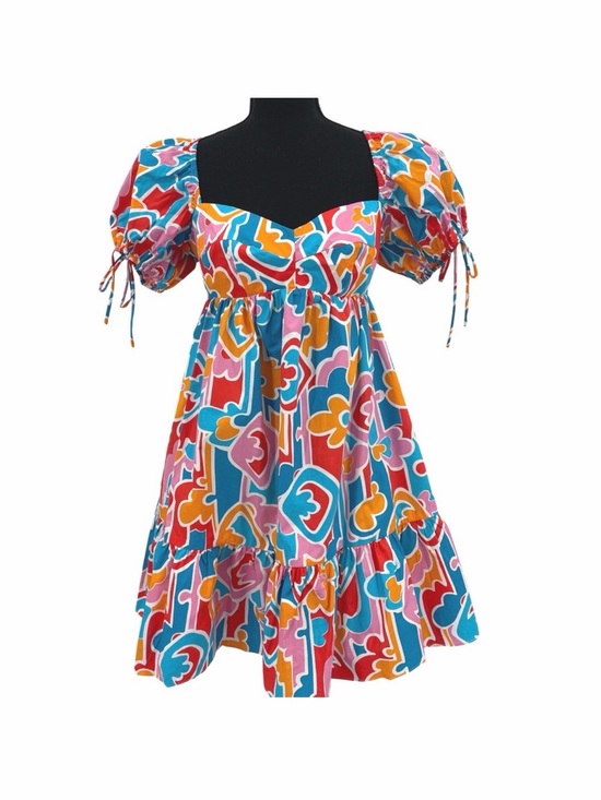 Amanda Uprichard Dresses & Skirts - Amanda Uprichard Sicily Mini
Dress Bright Colorful Orange Blue. Worn once
